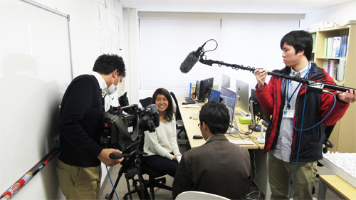 研究活動がテレビ・新聞で紹介されました
