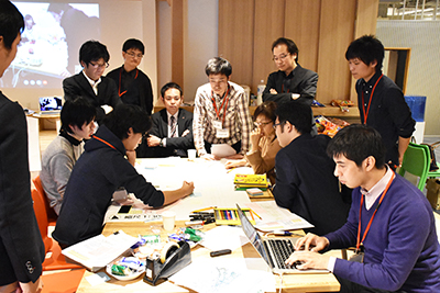 ワークショップの議論の様子