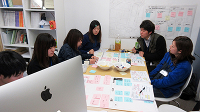 サブ会場（古賀研）の様子