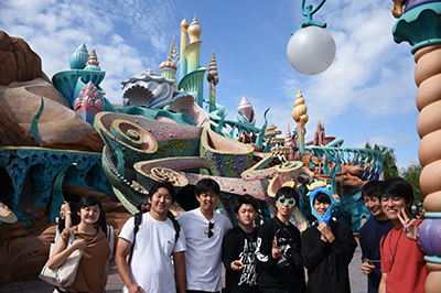 ディズニーシーでの集合写真④