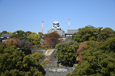 再建中の熊本城