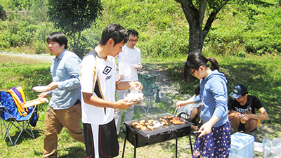 古賀研・中薗研合同BBQ 写真1