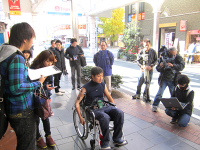 研究活動がテレビ・新聞で紹介 写真1