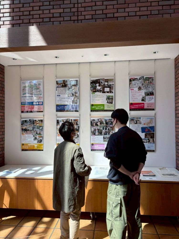 熊本市主催「ウォーカブル展」に古賀研究室が出展！テレビで紹介されました：大学掲載画像2